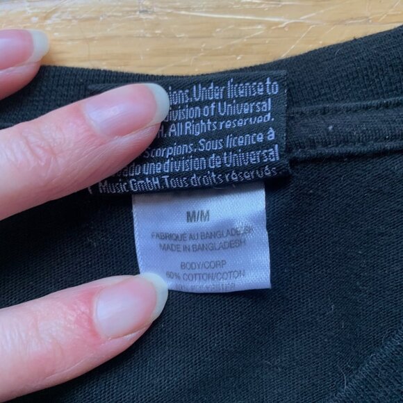 Scorpions “Rockers N’ Ballads” Band Tee | Black Graphic T-Shirt | Size Medium - Picture 5 of 9